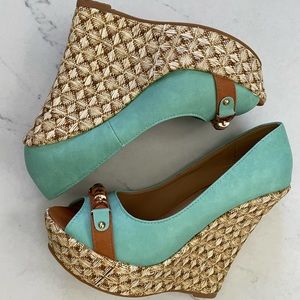 Design By Jacobies Platform Wedges